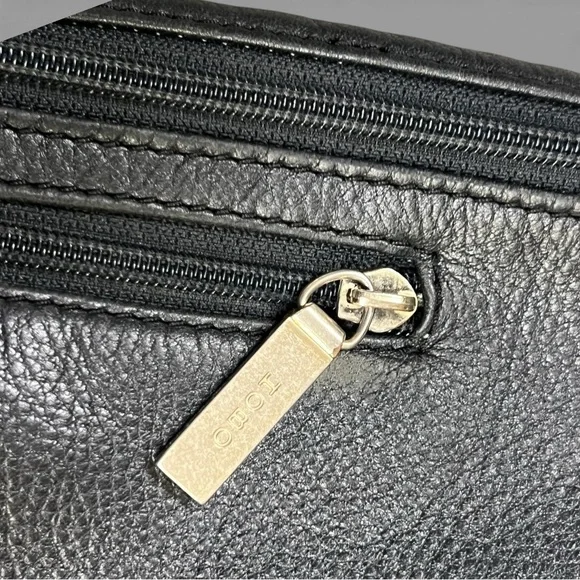 🖤 HOBO Black Pebbled Leather Slouch Shoulder Bag Crescent - Picture 5 of 5